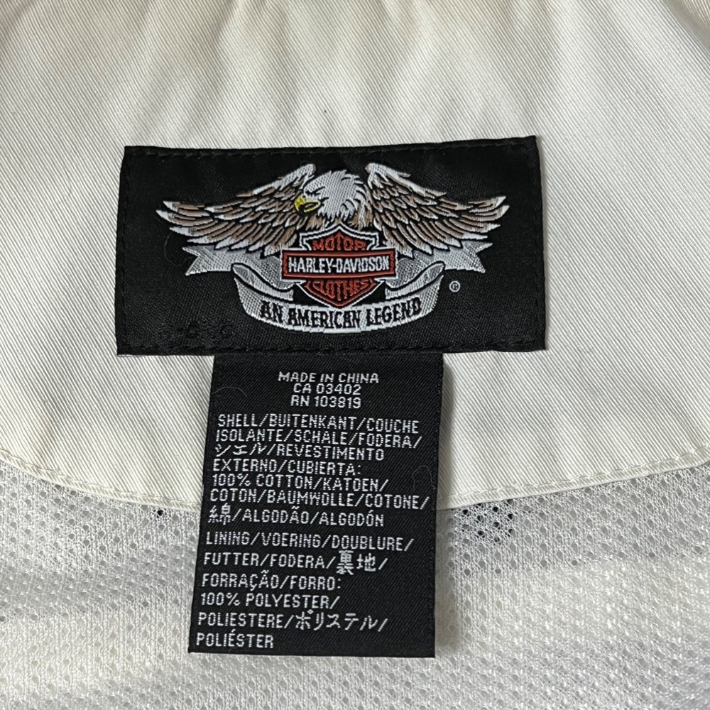 Harley-Davidson Cotton Cream Jacket - Picture 13 of 15